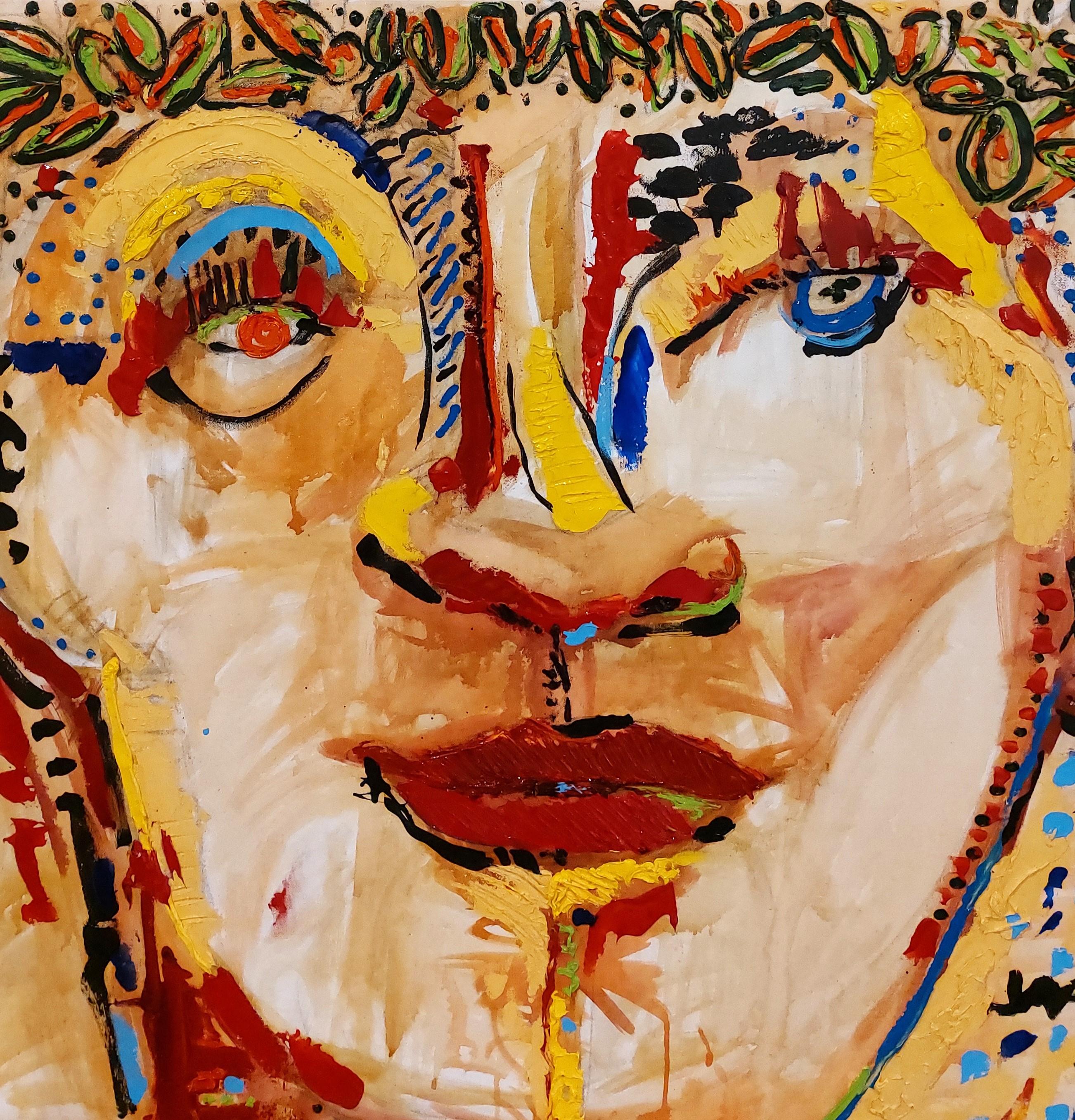 OTERO, oil on canvas, 120 cm x 120 cm