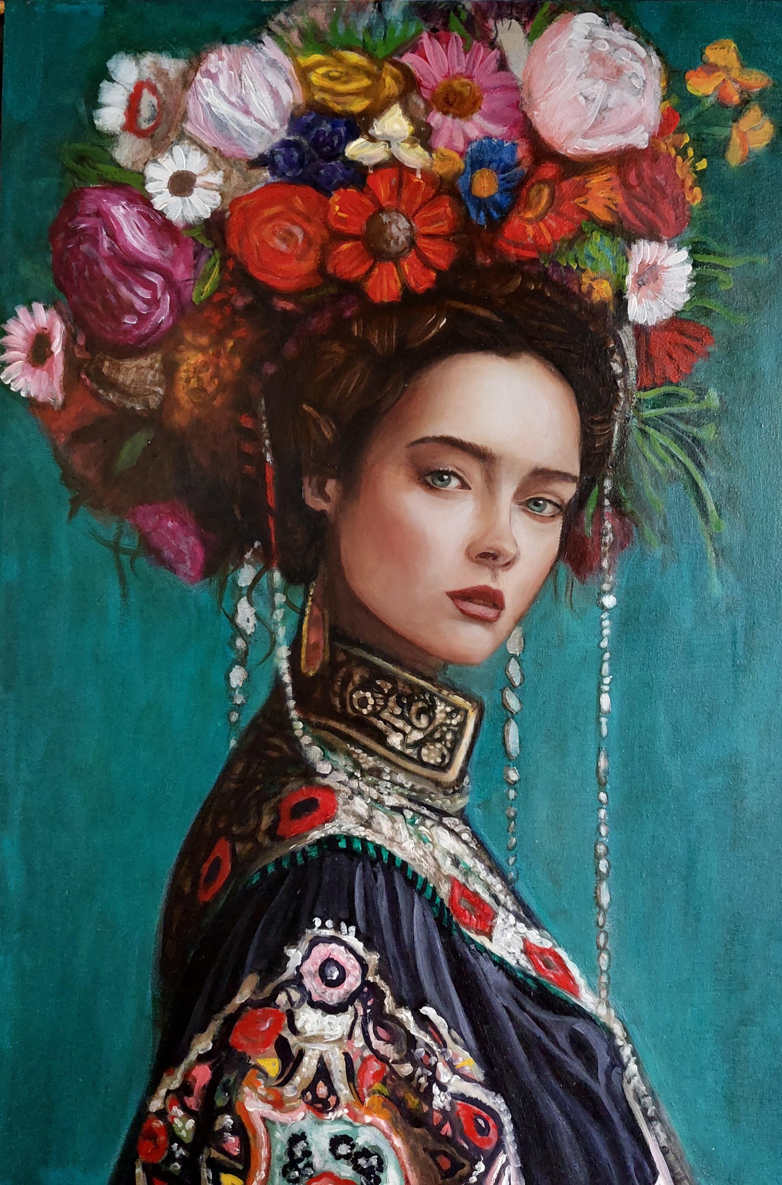 GITANA, oil on canvas, 85 cm x 60 cm