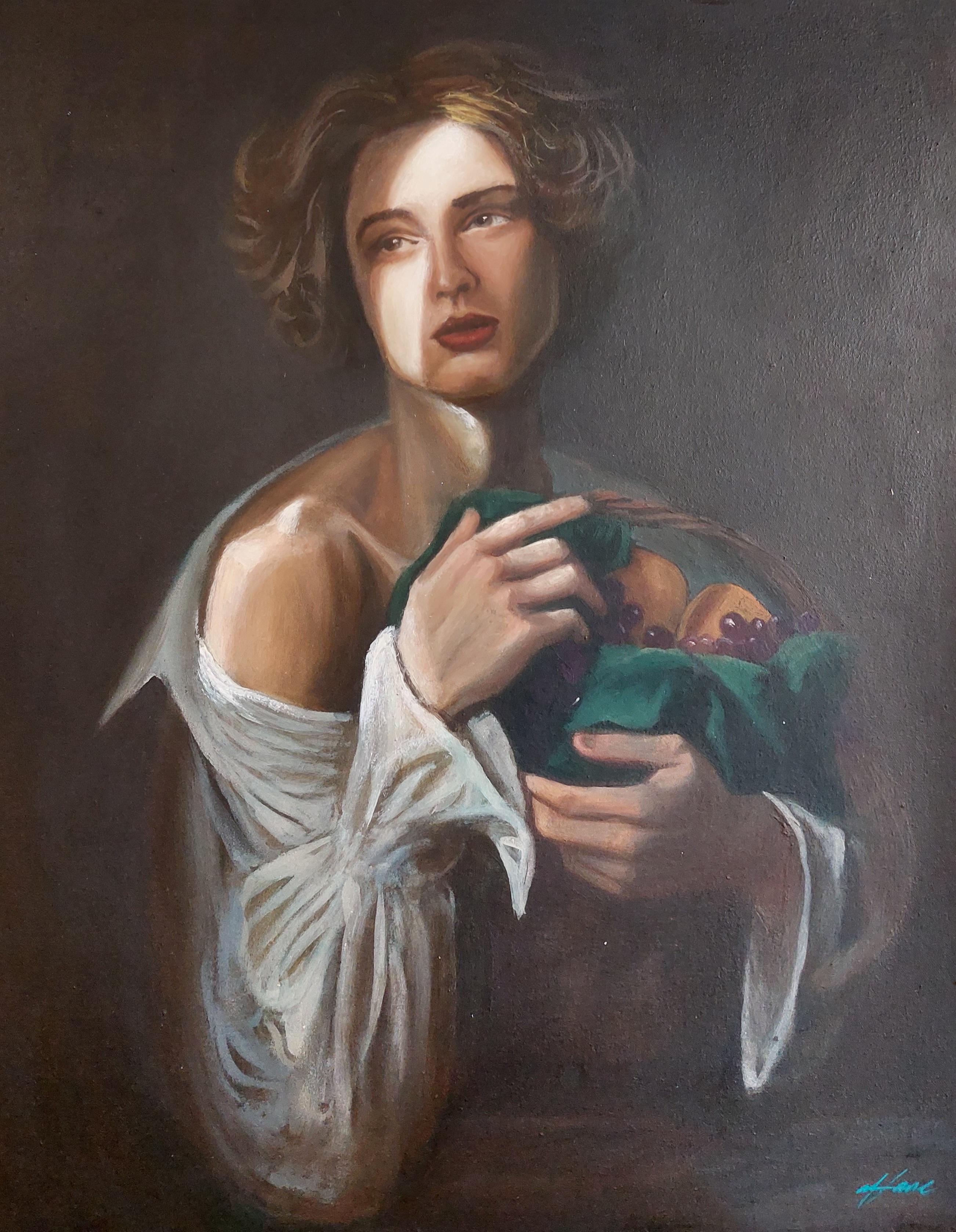 DIONISIO , óleo sobre tela, 76 cm x 60 cm