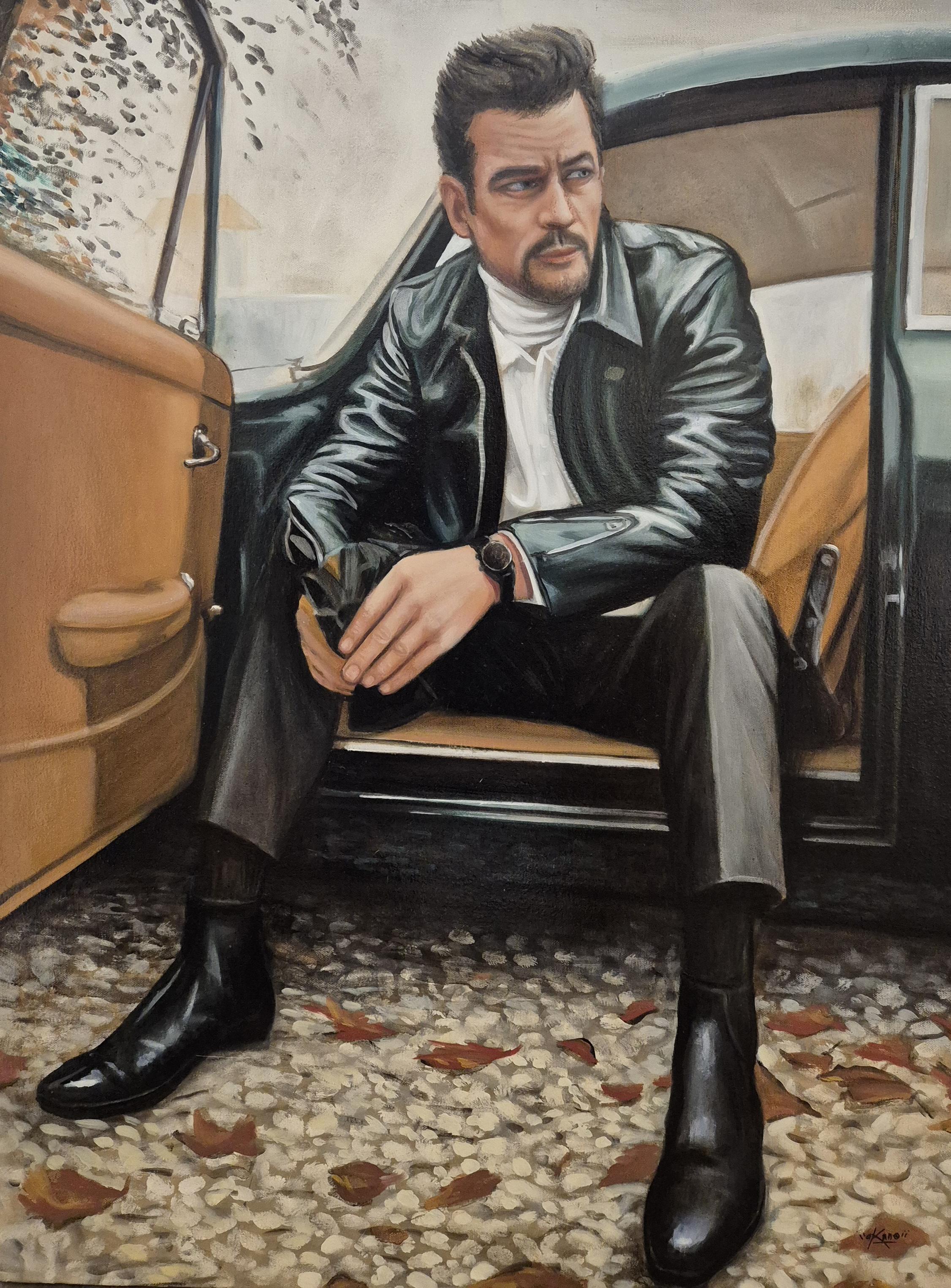 ALFA ROMEO, oil on canvas, 100 cm x 80 cm